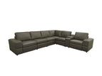 Dark Green / 6 Seater Right Arm Facing Sectional