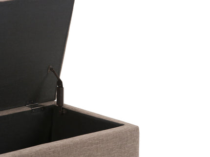 Darcy - Upholstered Storage Ottoman Bench
