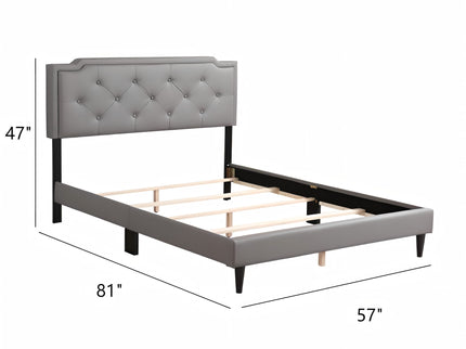 Button Tufted Bed Charming For Cozy Spaces