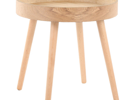 Pebble - Mid-Century Modern Side Table Set - Natural