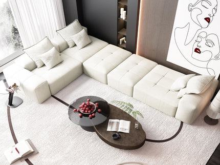 Modern Oversized Diy Combination Modular Sectional Sofa With Pillows