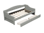 Gray / Twin Long / 2 Drawers