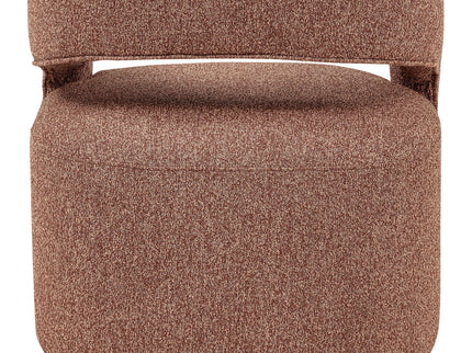 Brillia - Swivel Accent Chair - Burgundy