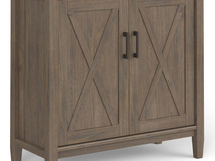 Ela - Low Storage Cabinet - Smoky Brown