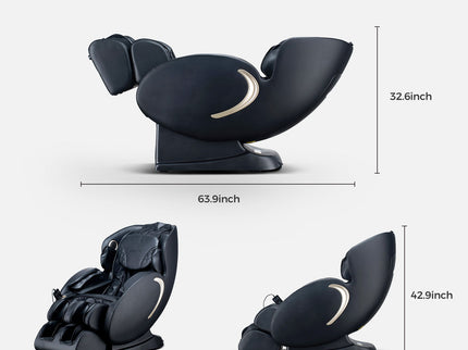 Bosscare - 3D Zero Gravity Massage Chair, Full Body Shiatsu Recliner With App