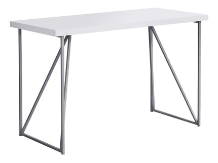 Computer Desk For Home Office Laptop, Contemporary & Modern - White