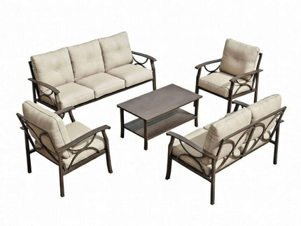 Patio Furniture Set & Coffee Table For Backyard
