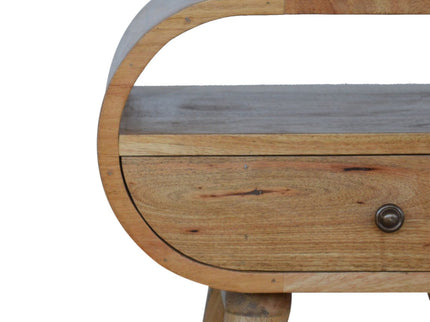 Circular Open Bedside Nightstand