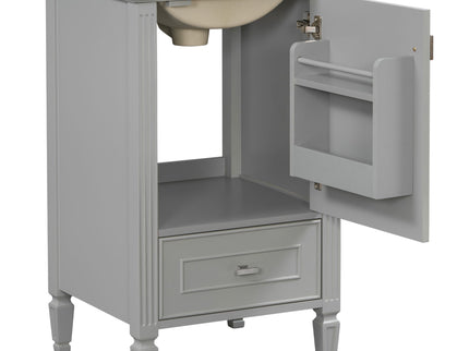 Retro Bathroom Vanity With Sink