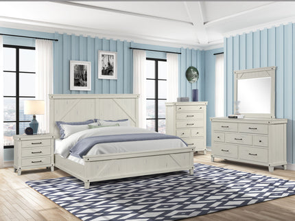 7 Drawer Dresser - White