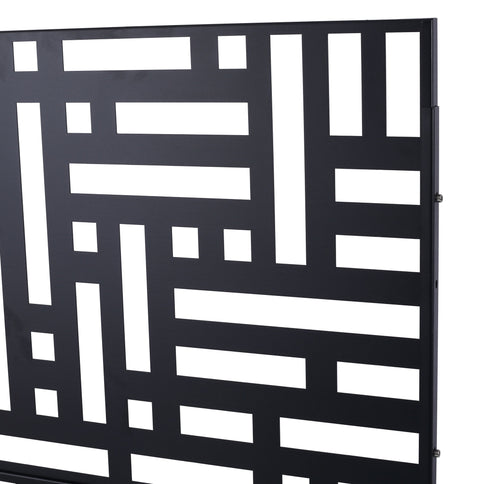 Decorative Freestanding Metal Privacy Screen For Indoor & Outdoor Use
