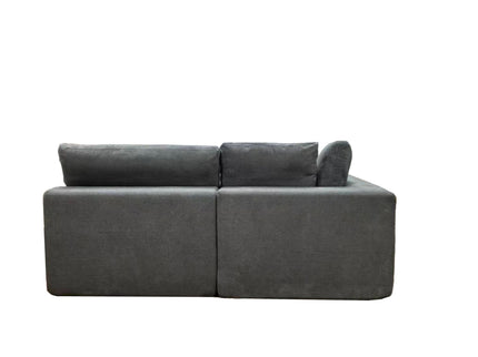 Custom Configuration Modular Sectional & Toss Pillows
