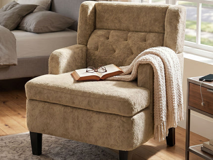 Modern Tufted Upholstered Accent Chair For Living Room