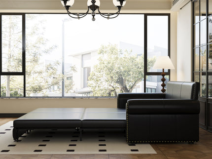 Chesterfield Sofa & Pull Out Bed