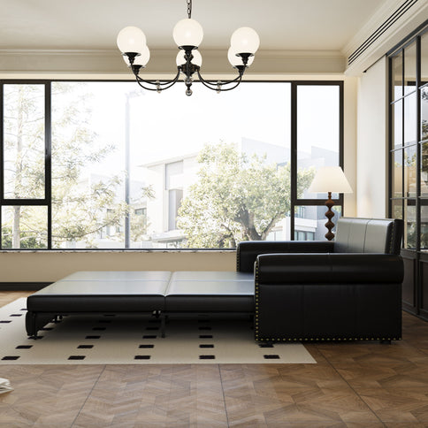 Chesterfield Sofa & Pull Out Bed