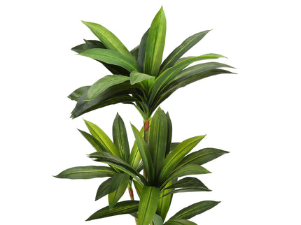 51" Tall, Artificial Plant, Dracaena Tree, Indoor, Faux, Fake, Floor, Greenery, Potted, Real Touch, Decorative - Green / Black