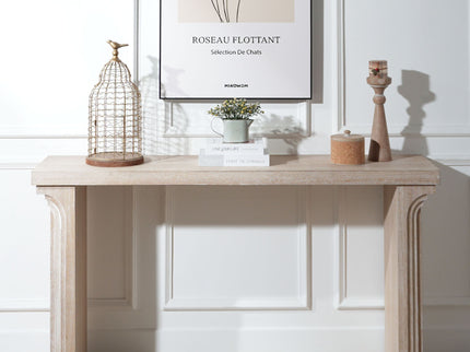 Console Table With Decorative Molding