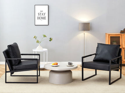 Classic And Metal Frame Sofa, Ergonomically Designed, A Perfect Blend Of Modern And Industrial Styles