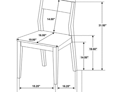 Warren - Dining Chair (Set of 2) - Dark Brown