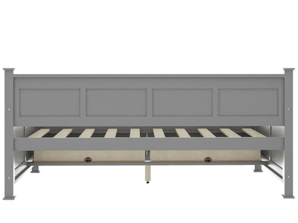 Modern Daybed With 2 Large Drawers, X Shaped Frame