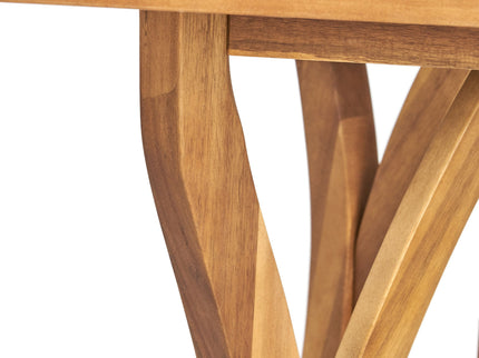 Outdoor Hermosa 7 Piece Wood Dining Set With Cushions - Teak