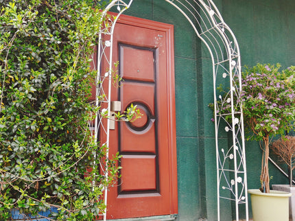 Metal Garden Arch Assemble Freely With 8 Styles Garden Arbor Trellis Climbing Plants Support Rose Arch