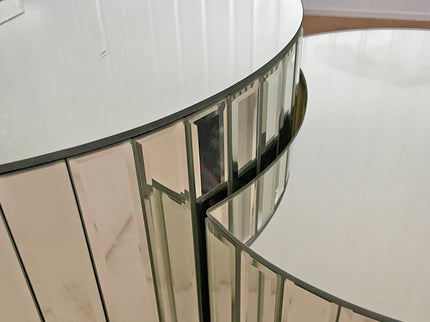 Coffee Table - Silver / Mirror