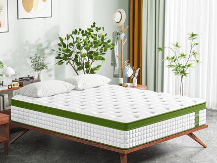 12" Hybrid Mattress With Gel Memory Foam & Pocket Springs