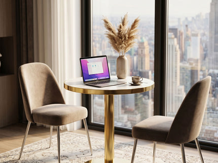 Modern Round Bistro Table