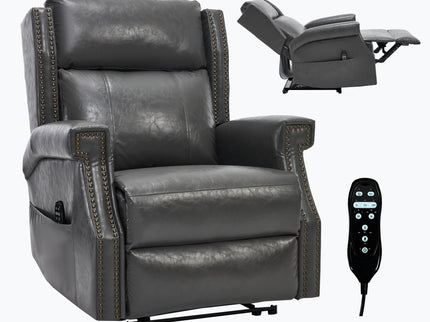 Manual Recliner Chair  With Heavy Duty Motion Mechanism, 8 Vibrating Nodes And 3 Massage Modes For Living Room