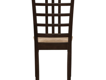Lattice Back Side Chair (Set of 2) - Brown