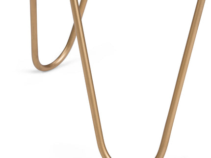 Patrice - Handcrafted Metal And Wood Accent Table