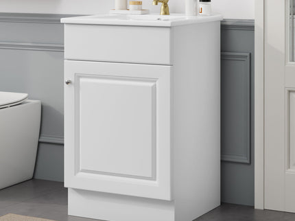 Bathroom Vanity With Sink, Cabinet With Adjustable Shelf