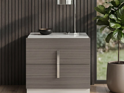 Altima - 2 Drawer Nightstand - Gray