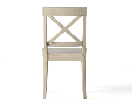 Dining Chair With X Shaped Back (Set of 2)