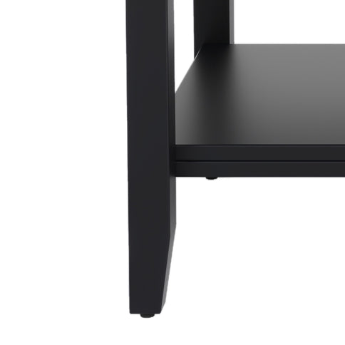 Bathroom Vanity With Ceramic Sink, Adjustable & Open Shelf