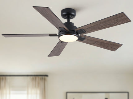 Reversible Motor Integrated LED Dimmable Ceiling Fan With Light