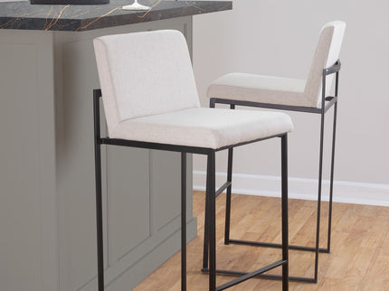 Fuji - Contemporary High Back Barstool Elegant Design