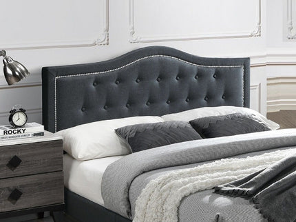 European Style Bed, Button Tufted Headboard