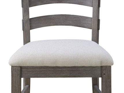 Upholstered Dining Chairs (Set of 2) - Brown - Wood