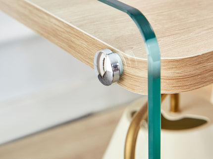 Modern 3 Layer Bedside Cabinet With Storage Function