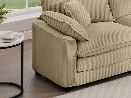 Elegant Oversized Sectional Sofa Set With Deep Seats And Flexible Layout