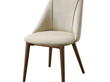 Willene - Polished Microfiber Side Chair (Set of 2) - Beige
