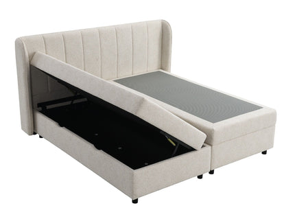 Adonia - Eastern King Storage Bed With Mattress Included - Beige