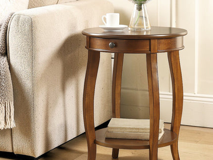 Alysa - Walnut Accent Table - Walnut