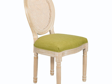 French Country Dining Chairs & Round Back (Set of 2)