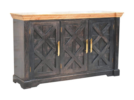 Regal - Rustic Sideboard - Black