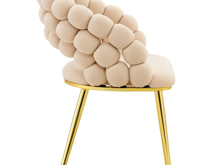 Puffy Bubble, Ball Chain Chairs For Dining Room (Set of 2)