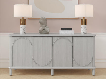 Selena - Credenza - Rustic White