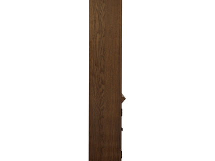 Stigham - Bookcase With 2 Door Cabinet, Adjustable Shelves, Cable Management - Oak